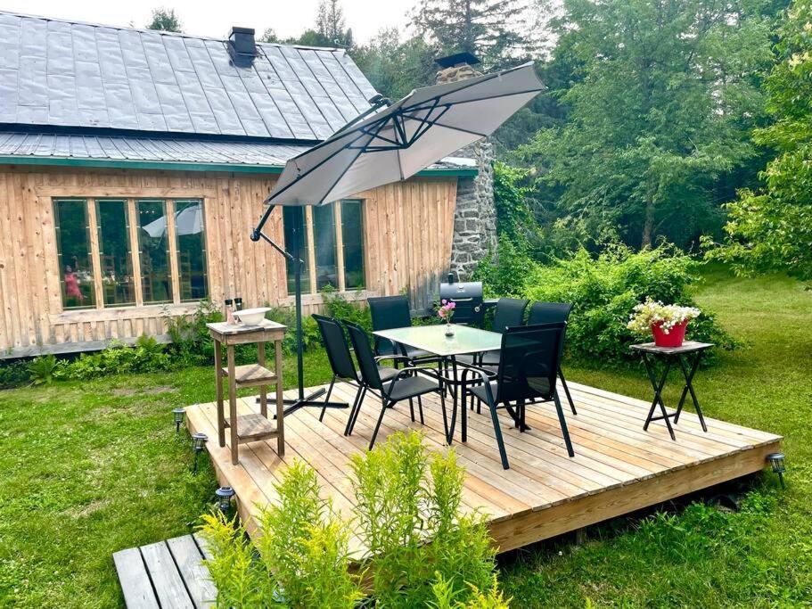 Chalets Nabu La Sacacomie - Riviere - Billard Saint-Alexis-des-Monts Esterno foto